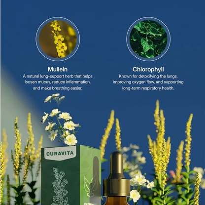 Curavita | Mullein lung detox drops